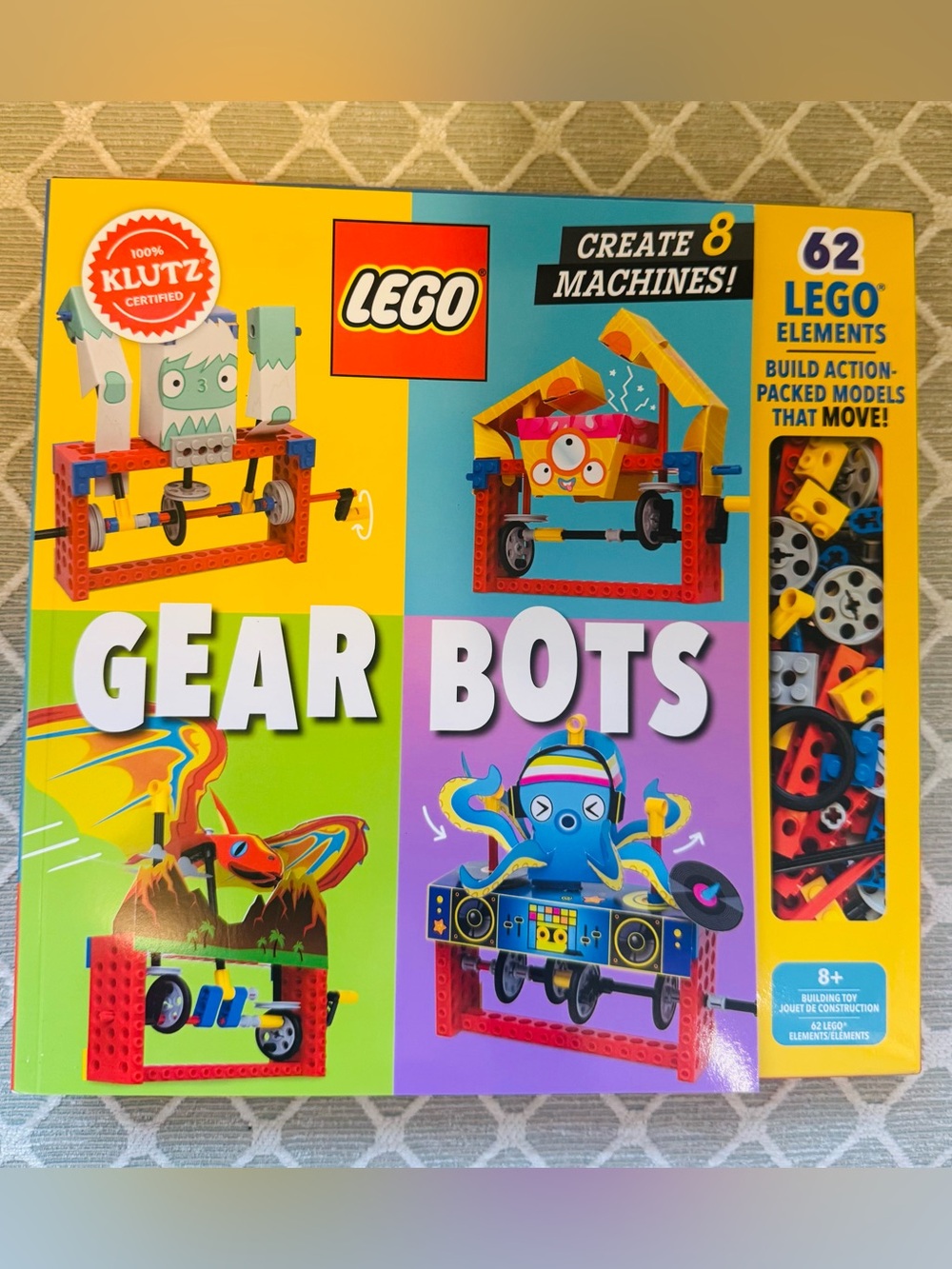 NWT LEGO - Gear Bots Kids Toy Building Kit (age 8+)